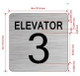 HPD ELEVATOR NUMBER 3 THE PARK AVE LINE SIGN