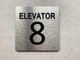ELEVATOR NUMBER 8 THE PARK AVE LINE SAFETY SIGN