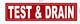 HPD TEST AND DRAIN SIGN