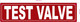 FD TEST VALVE SIGN