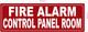FD FIRE ALARM CONTROL PANEL ROOM SIGN