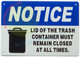 FD NYC RECYCLING SIGN