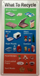 NYC RECYCLING WHAT TO RECYCLE  COMPLIANCE SIGN