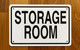 FD STORAGE ROOM SIGN