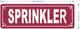 HPD SPRINKLER SIGN
