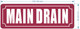 NYC MAIN DRAIN SIGN