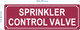 HPD SPRINKLER CONTROL VALVE SIGN