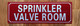 NYC SPRINKLER VALVE ROOM SIGN