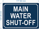 NYC MAIN WATER SHUT-OFF SIGN