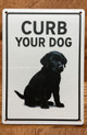 NYC CURB YOUR DOG SIGN