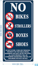 NYC NYC NO STORAGE IN HALLWAY SIGNS