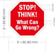 HPD STOP ME IF YOU THINK I AM DOING SOMETHING UNSAFE STICKER