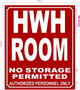 HWH ROOM SAFETY SIGN