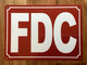 NYC FDC SIGN