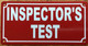 HPD INSPECTORS TEST SIGN