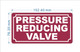 FD PRESSURE REDUCING VALVE SIGN
