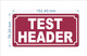 HPD TEST HEADER SIGN