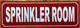 FD SPRINKLER ROOM SIGN