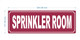 HPD SPRINKLER ROOM SIGN