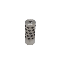 Titanium Full Port Muzzle Brake for RPR Polished Titanium Titanium Full Port Muzzle Brake for RPR Polished Titanium