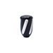Fluted Bolt Knobs Black Two Tone