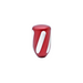 Fluted Bolt Knobs Red Two Tone