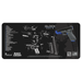 Glock Cleaning Mat with blue Anarchy Outdoors accessories