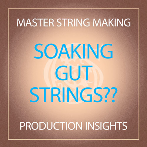 Soaking Gut Strings??