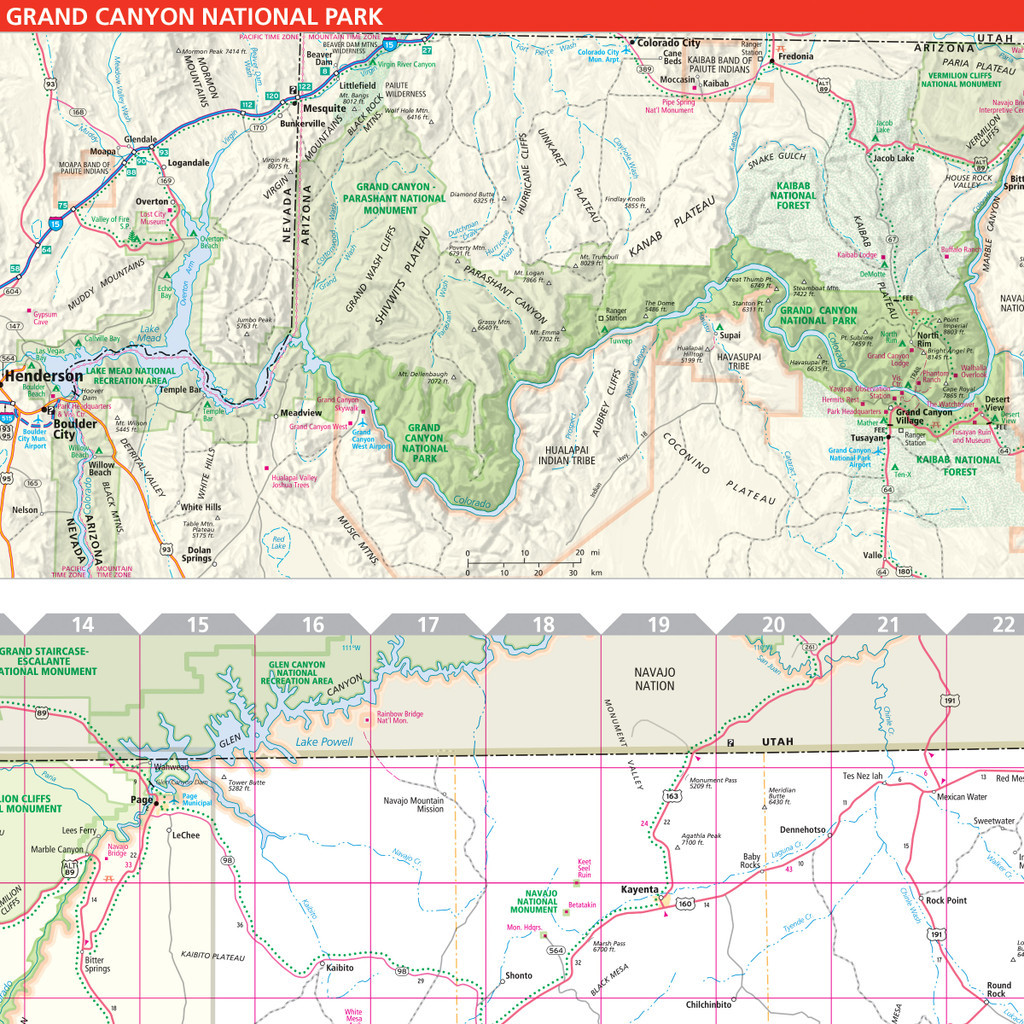 Easy To Read: Arizona State Map