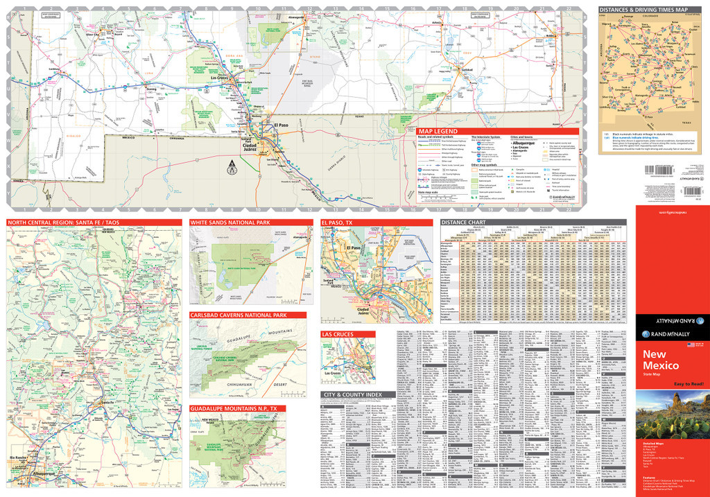 Easy To Read: New Mexico State Map