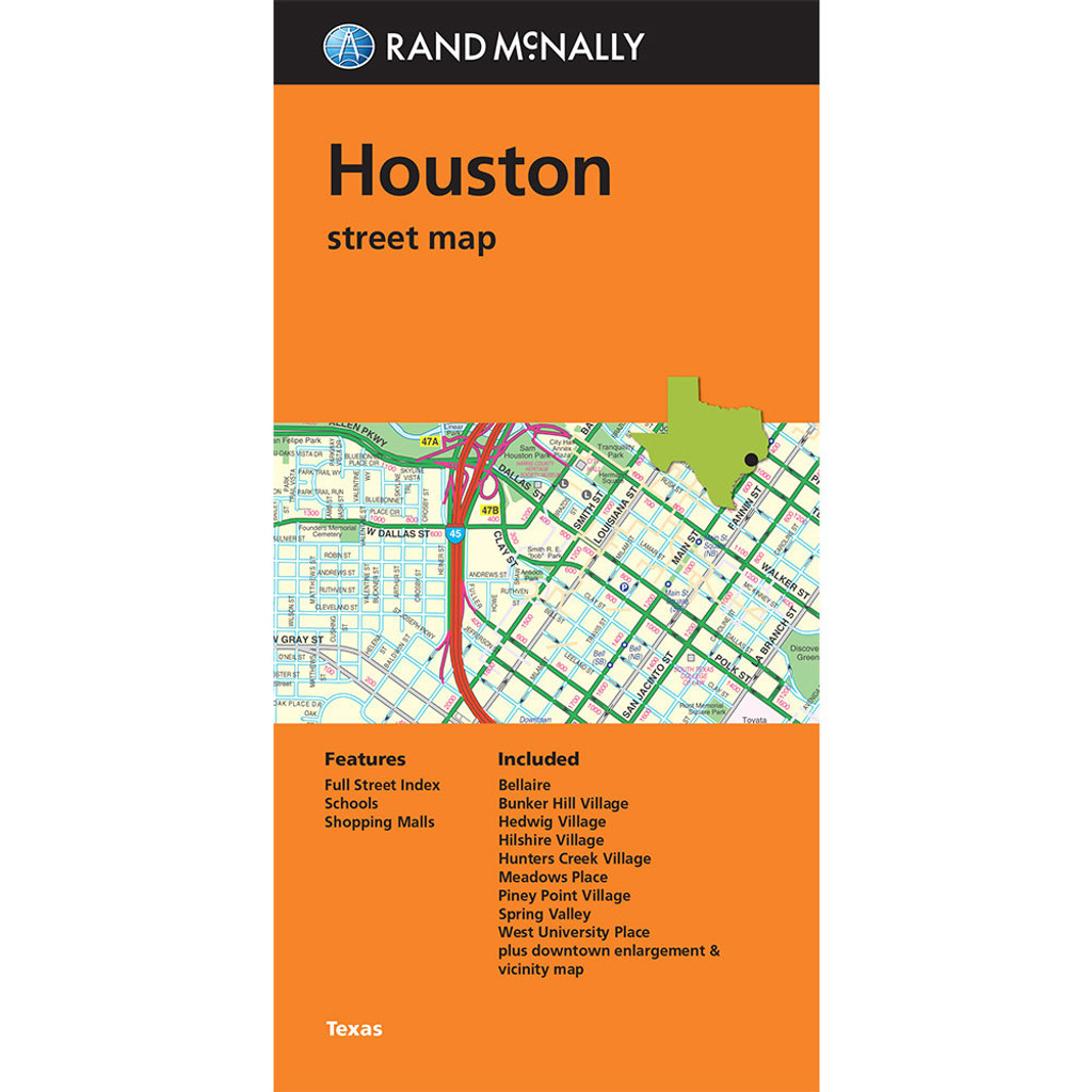 Folded Map: Houston Street Map