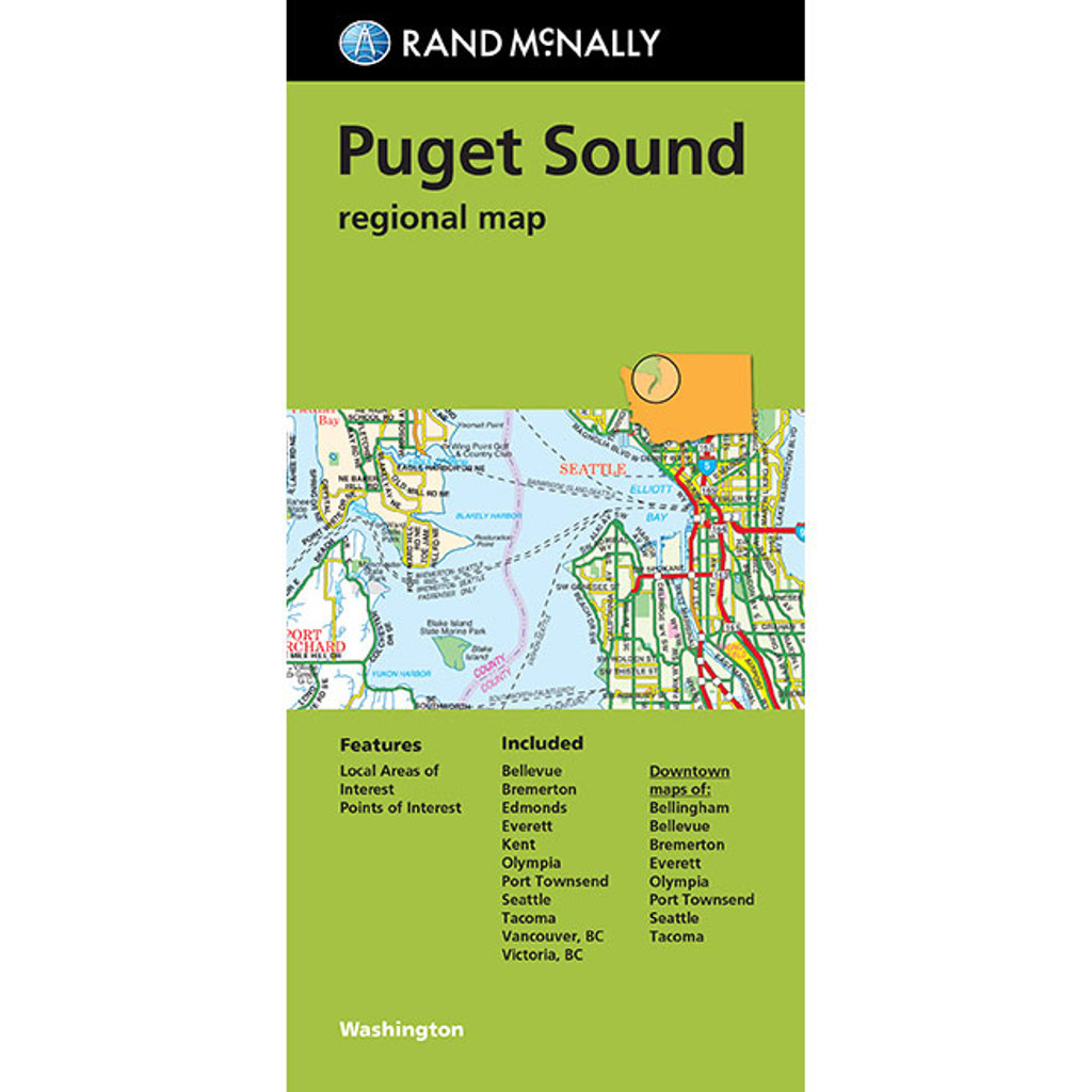 Folded Map: Puget Sound Regional Map