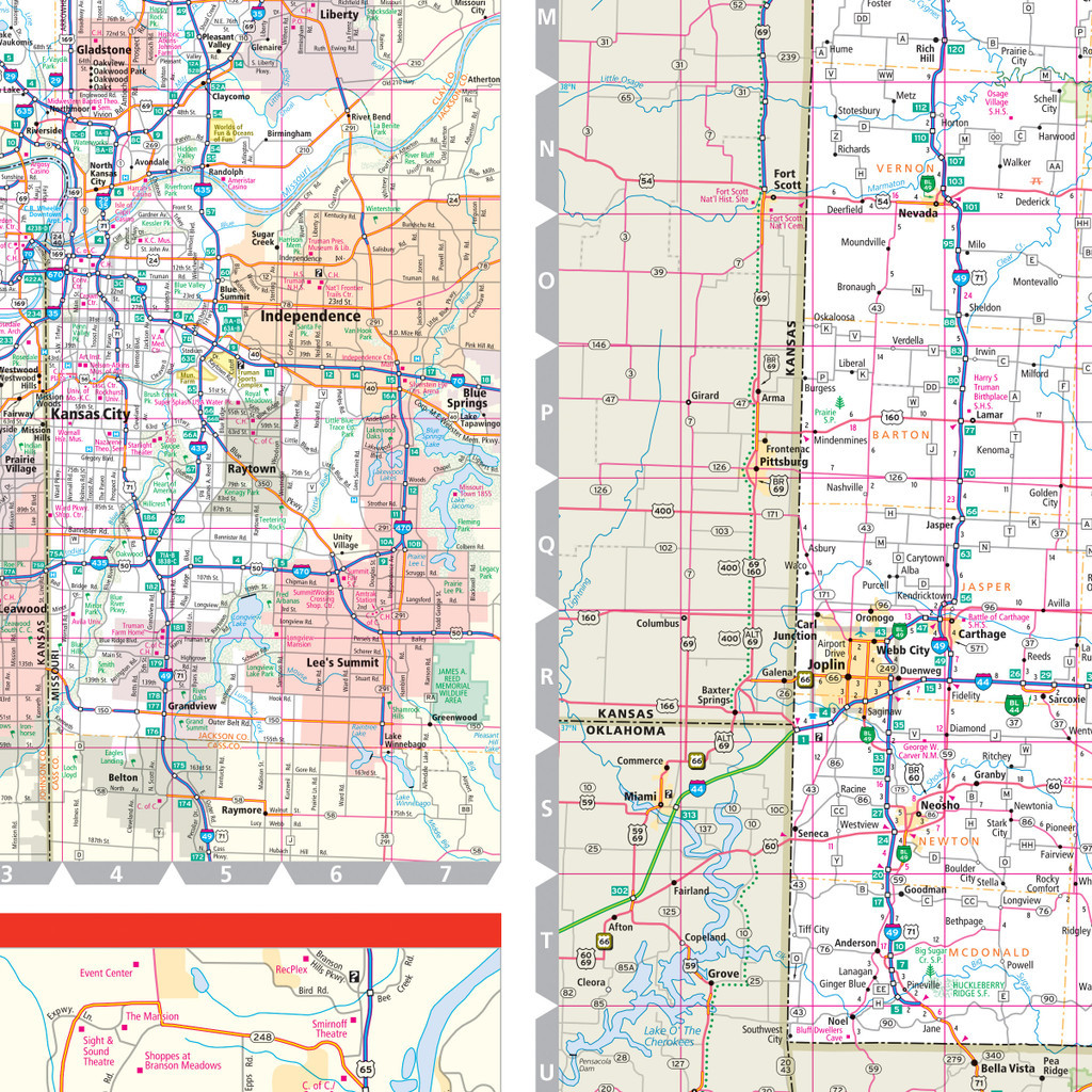 Easy To Read: Missouri State Map