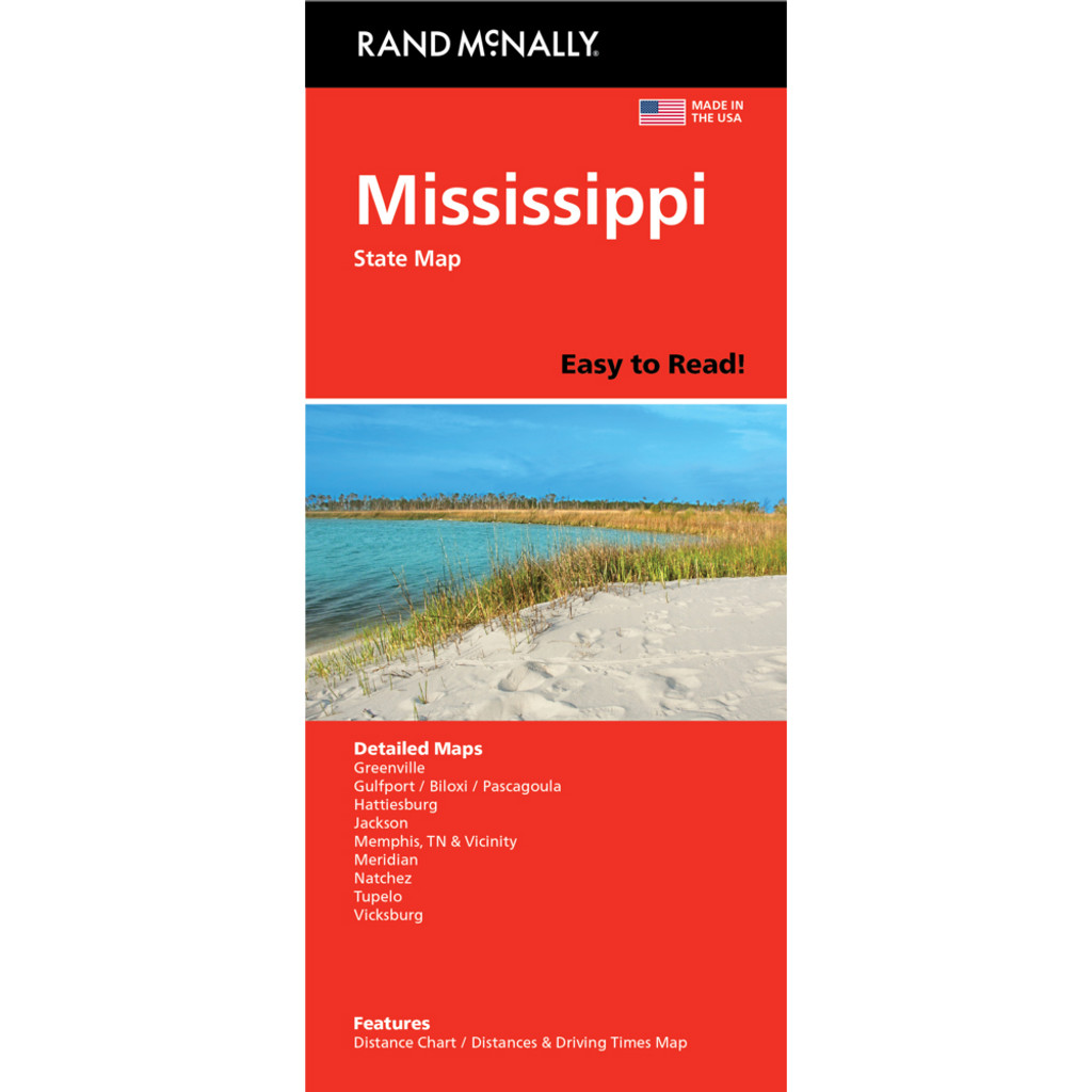 Easy To Read: Mississippi State Map