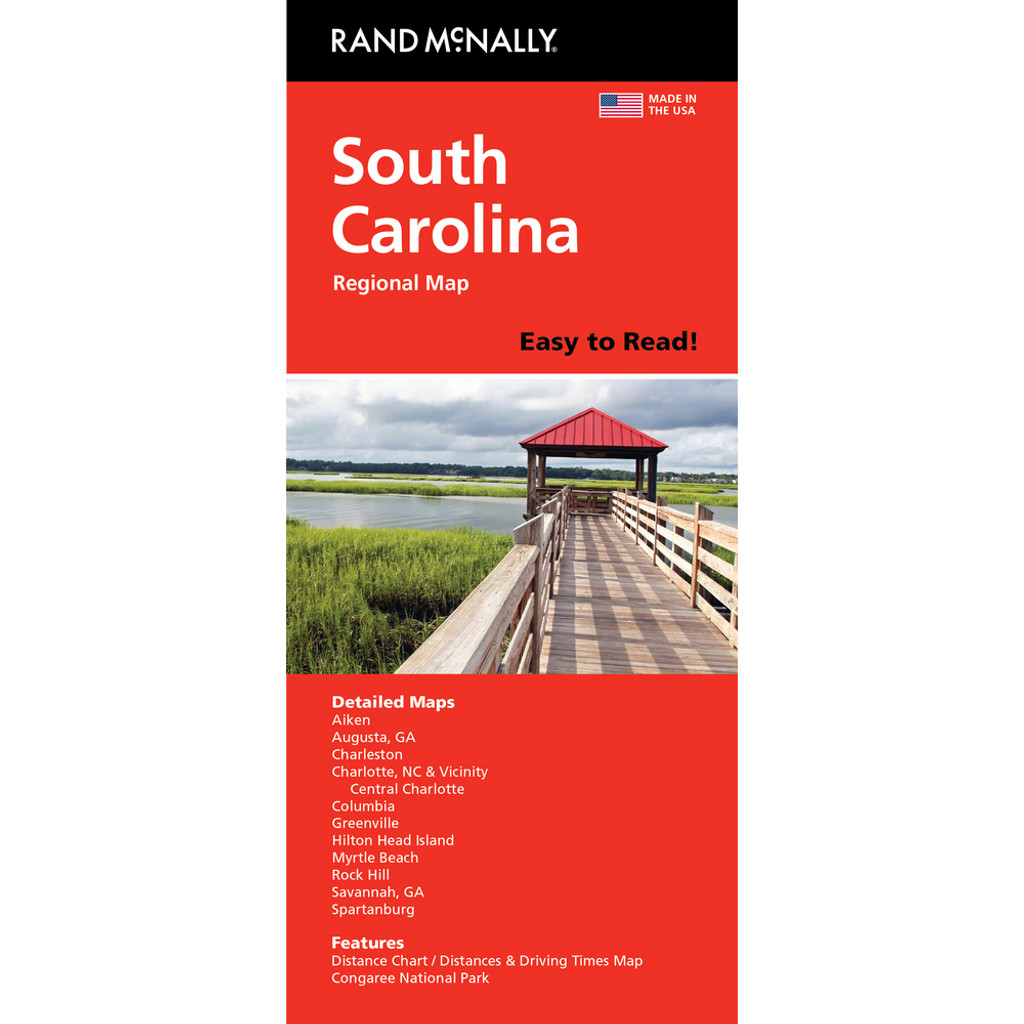 Easy To Read: South Carolina State Map