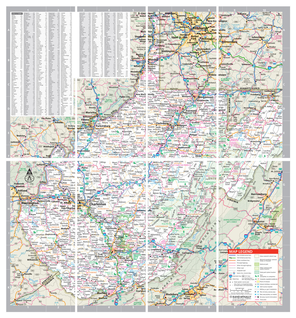 Easy To Fold: West Virginia