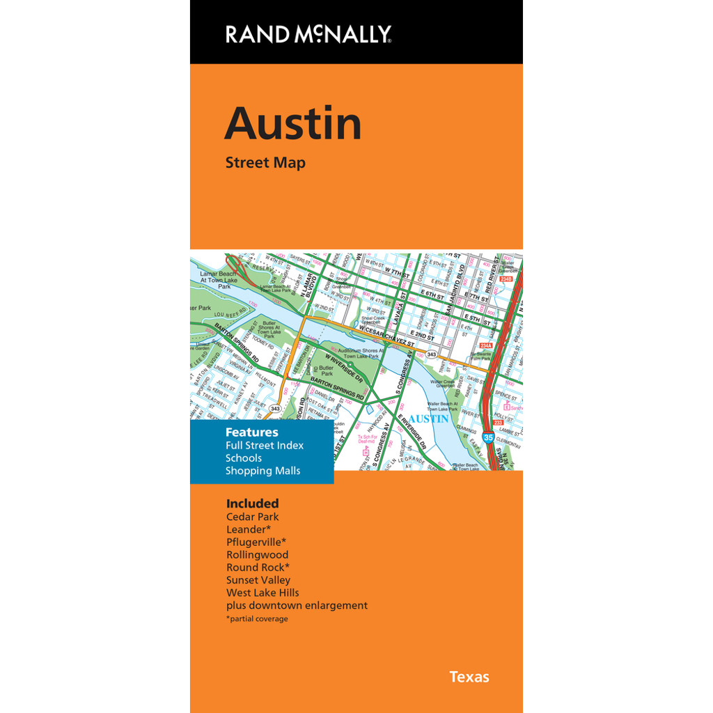 Folded Map: Austin Street Map