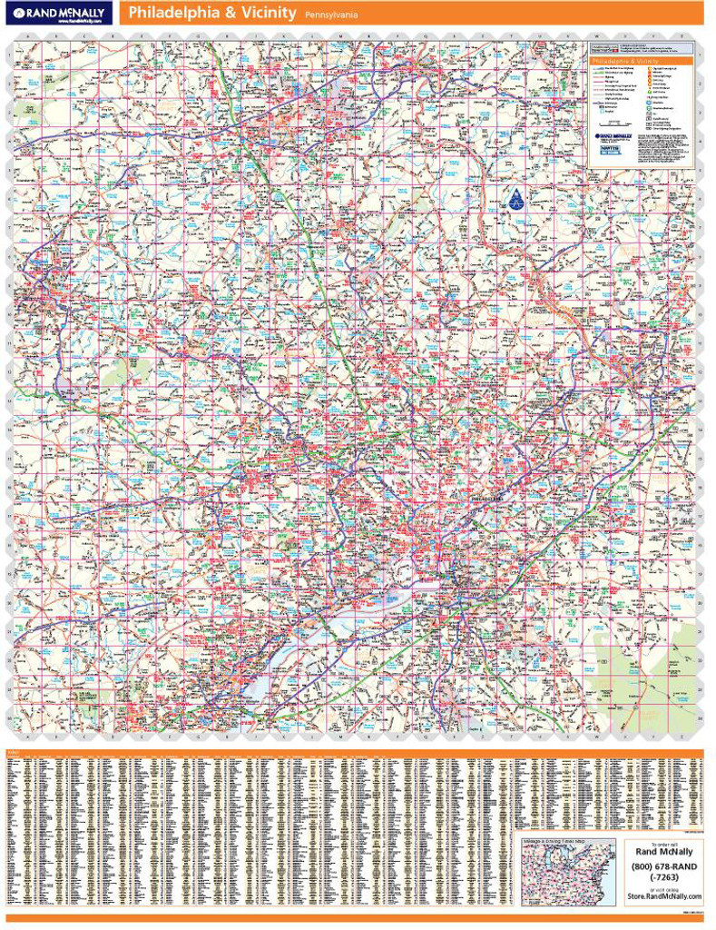 ProSeries Wall Map: Philadelphia Regional