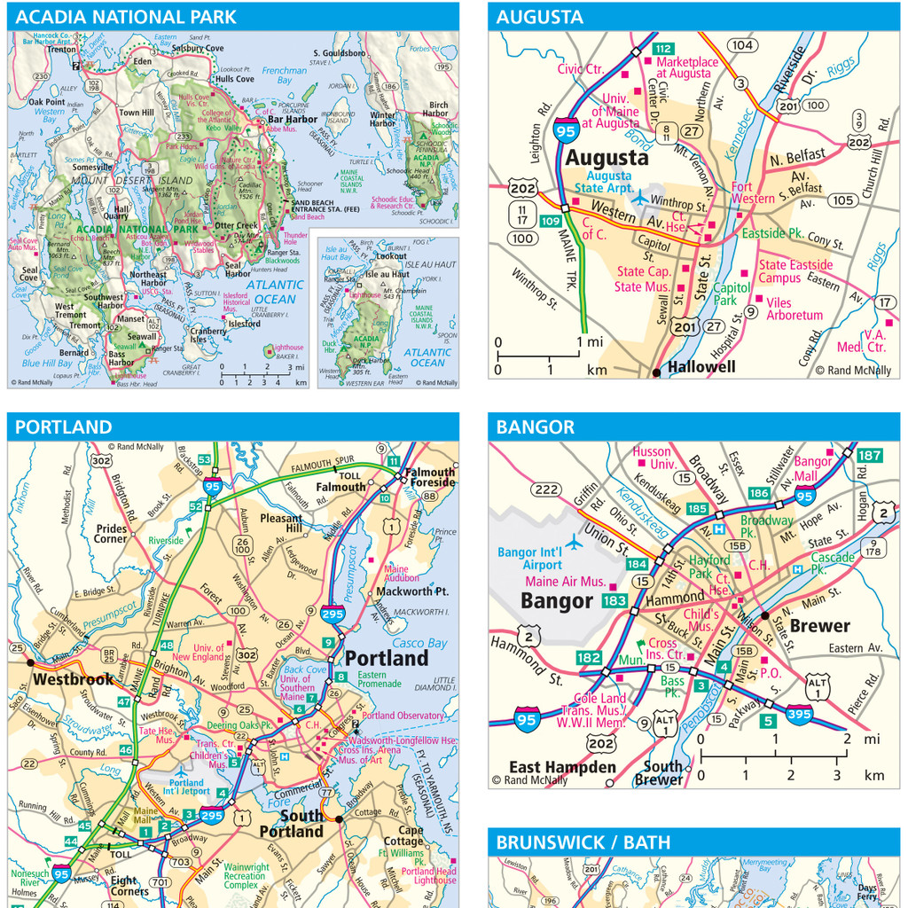 ProSeries Wall Map: Maine State