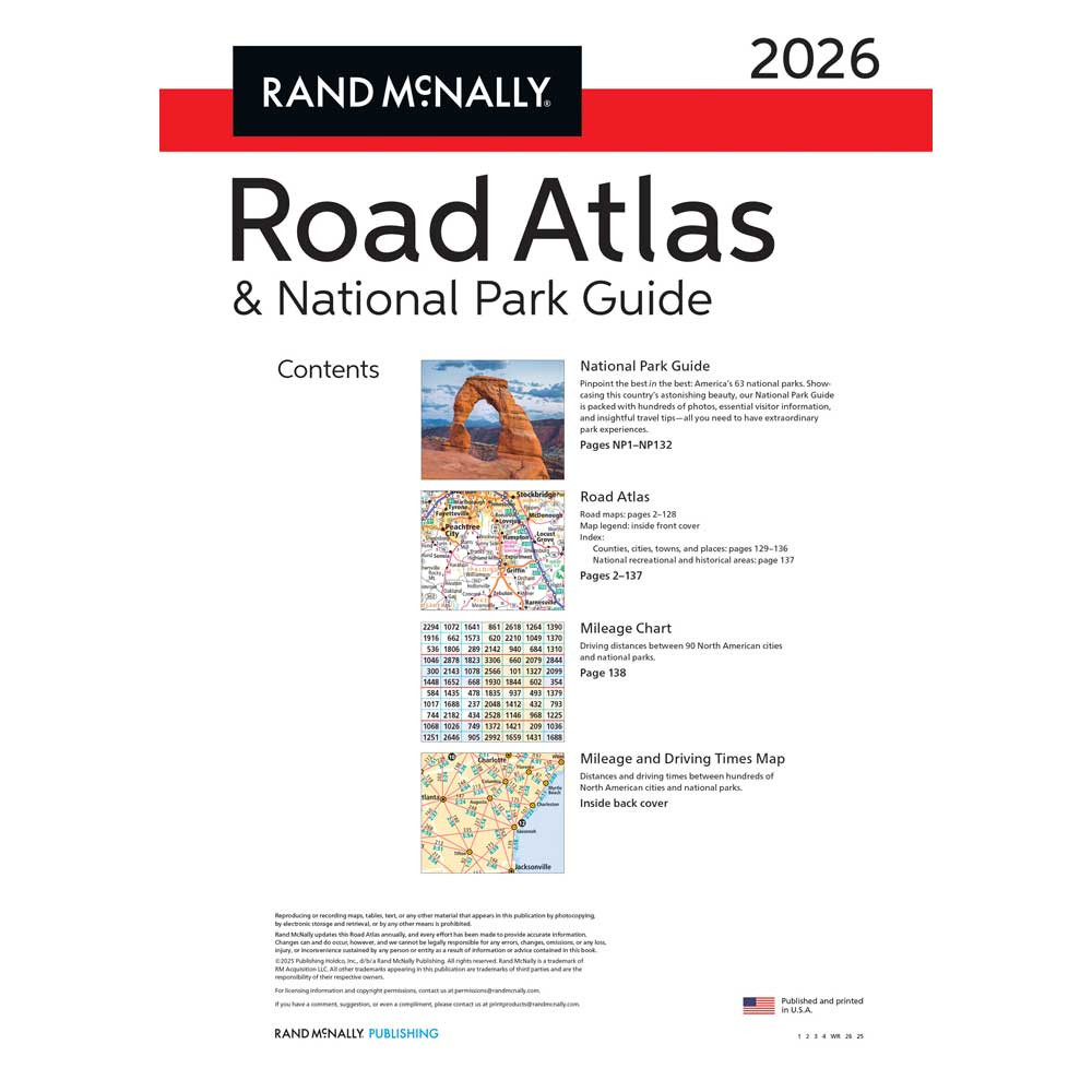Rand mcnally road atlas 2026