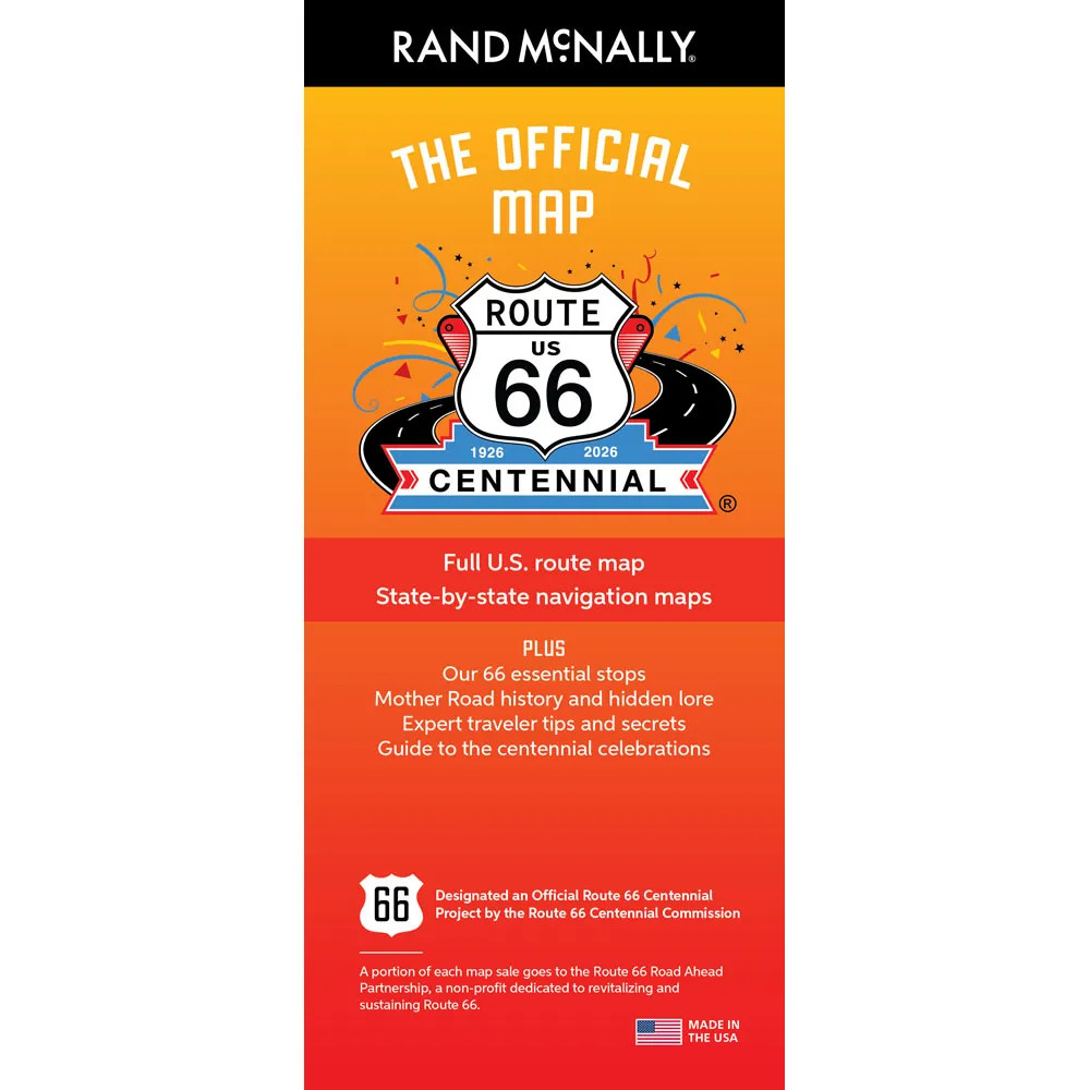 Rand McNally: Official Map of the Route 66 Centennial