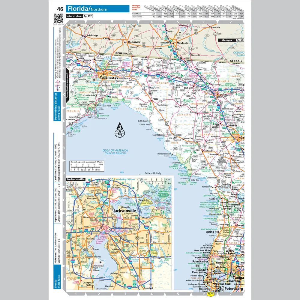 Rand McNally 2027 Large Scale Road Atlas 08 LSRA 2027 FL Map 1000 Result 