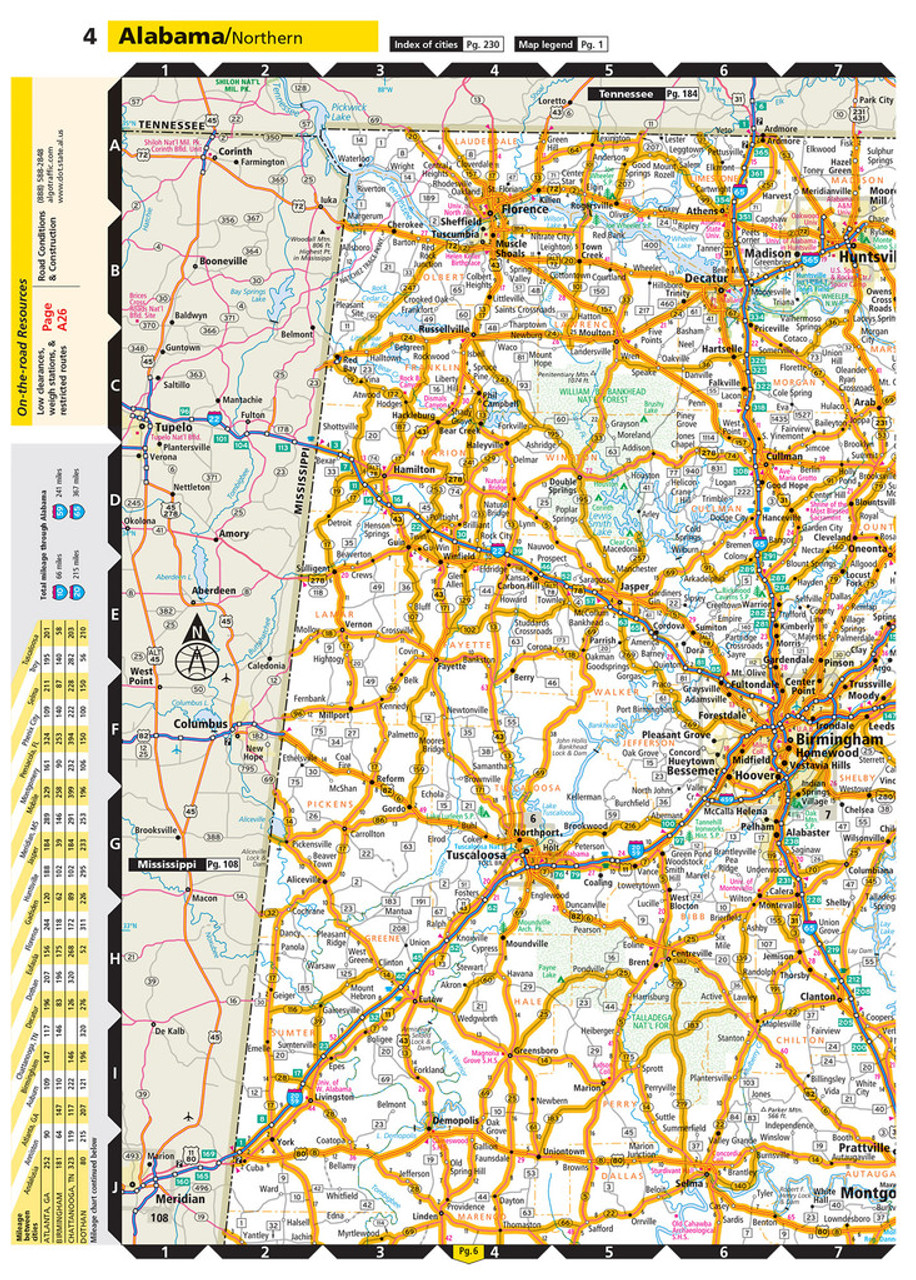 □ GOUSHA TRUCKER´S Road Atlas 米国大型車用地図