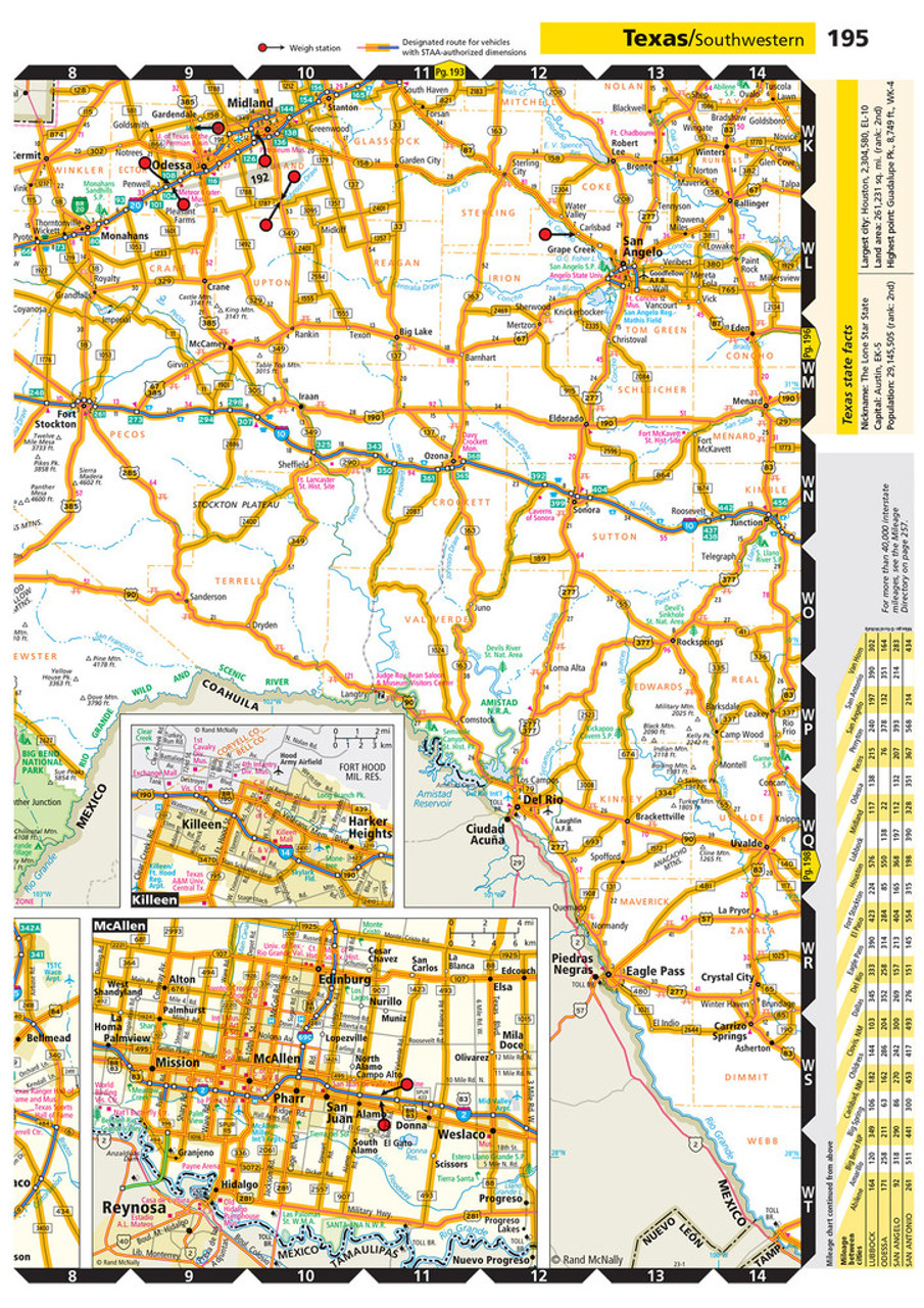 Large Scale Motor Carriers Road Atlas