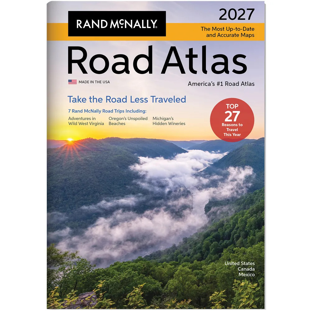 Rand McNally 2027 Road Atlas of US, Canada, & Mexico