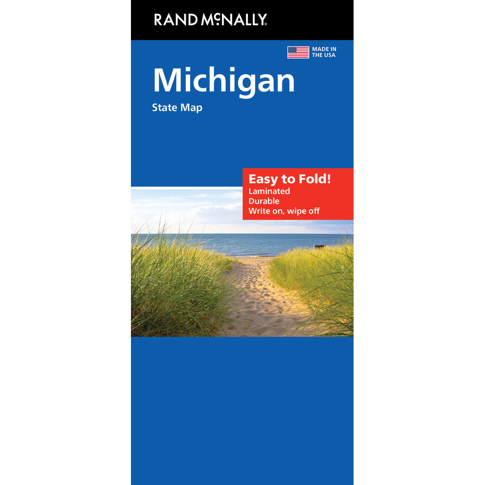 my Michigan 本 Foldable Road Map of Michigan | Rand McNally Publishing