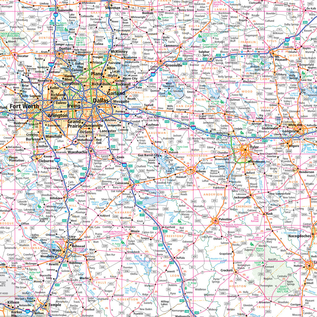 Printable Texas Road Map Printable Maps