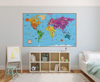 Kids' Illustrated Map of the World