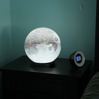 12" Illuminated Moon Desk Globe