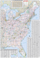 Folded Map: Eastern United States